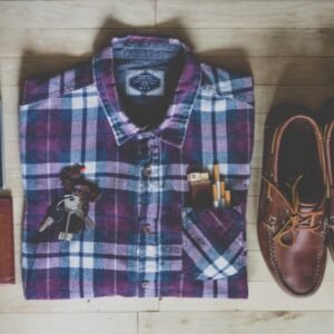 Flannel Button-Down Shirt