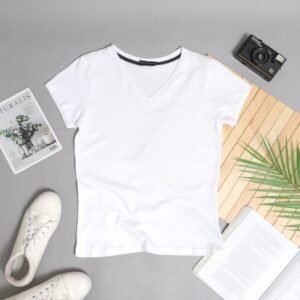 White Crew Neck Tee